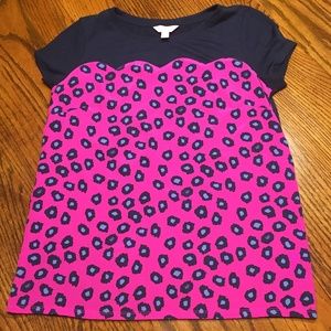 Lilly Pulitzer Leopard Print blouse